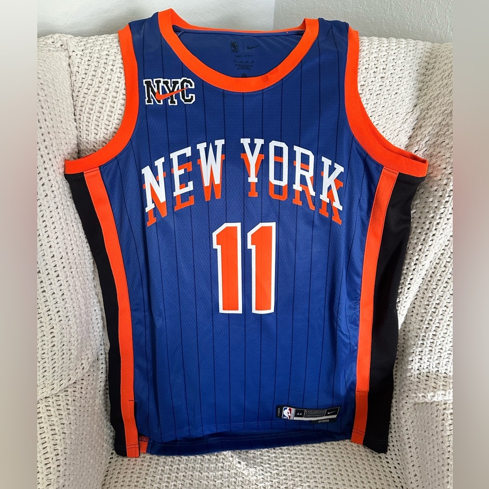Jalen Brunson New York Knicks 2023-24 Nike City Edition Jersey Size Mens M